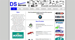 Desktop Screenshot of ds-motion.com